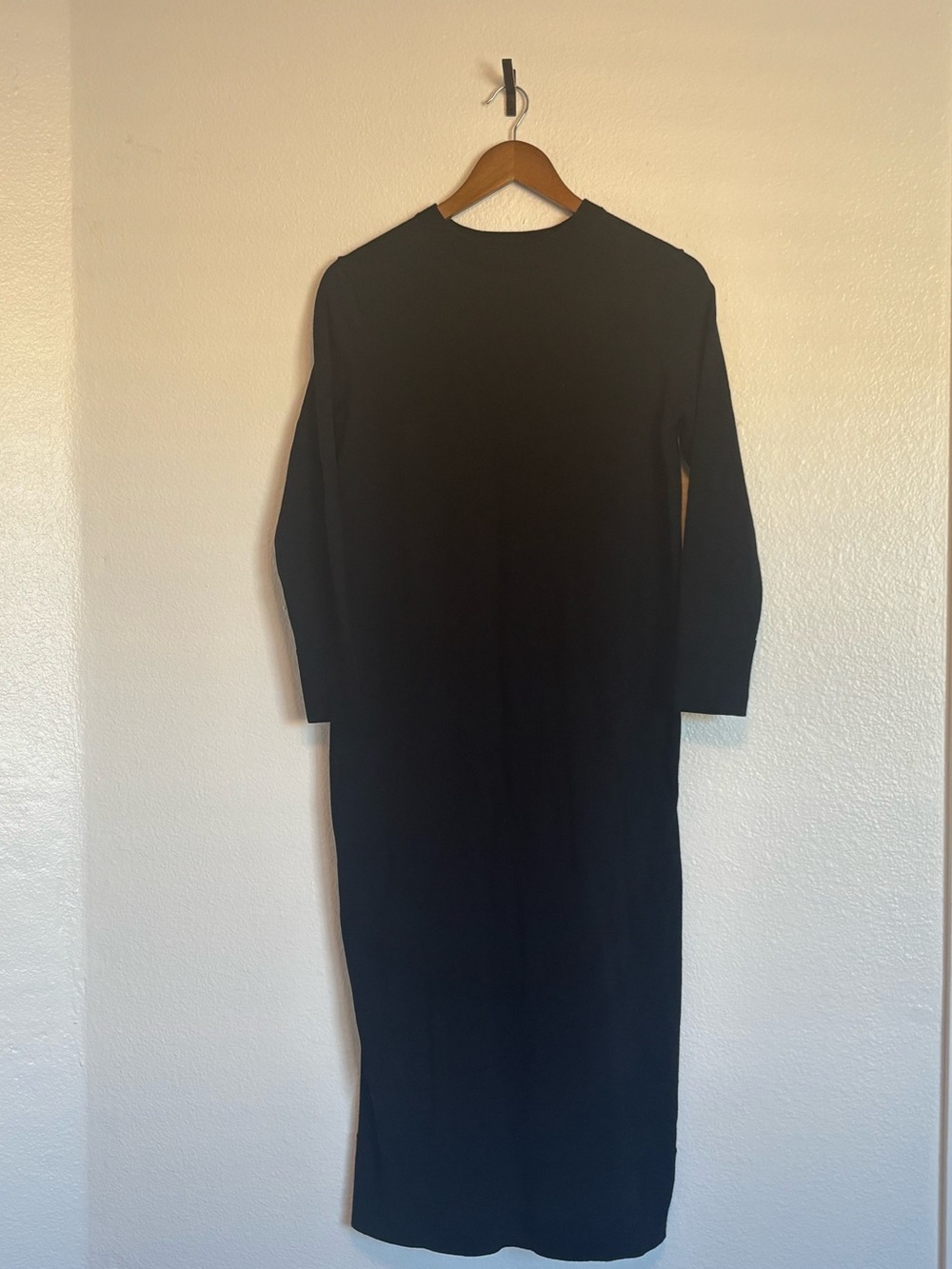 Classic Black Long Sleeve Women's Dress from Zara